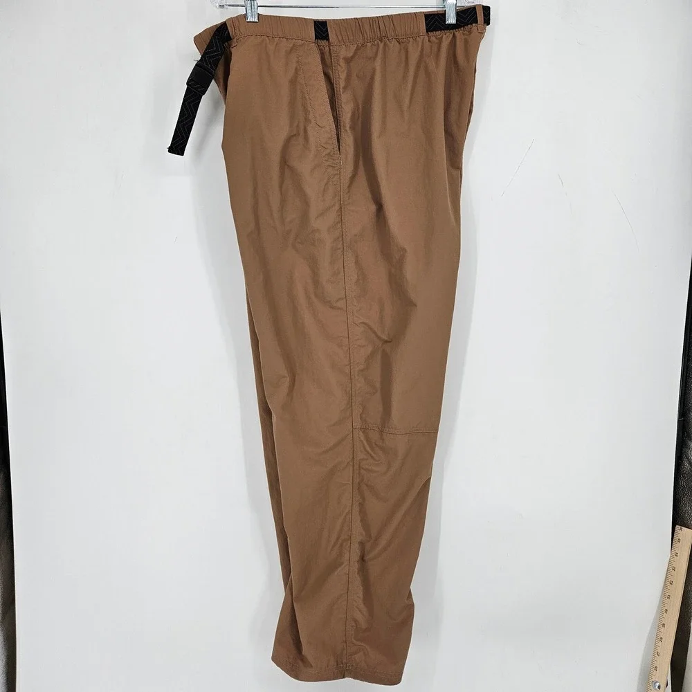 Mountain Hardwear Stryder Pants Mens XXL Tan Hiking Outdoors Nylon Belted